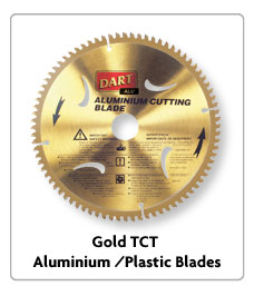 Gold TCT Aluminium/Plastic Blades